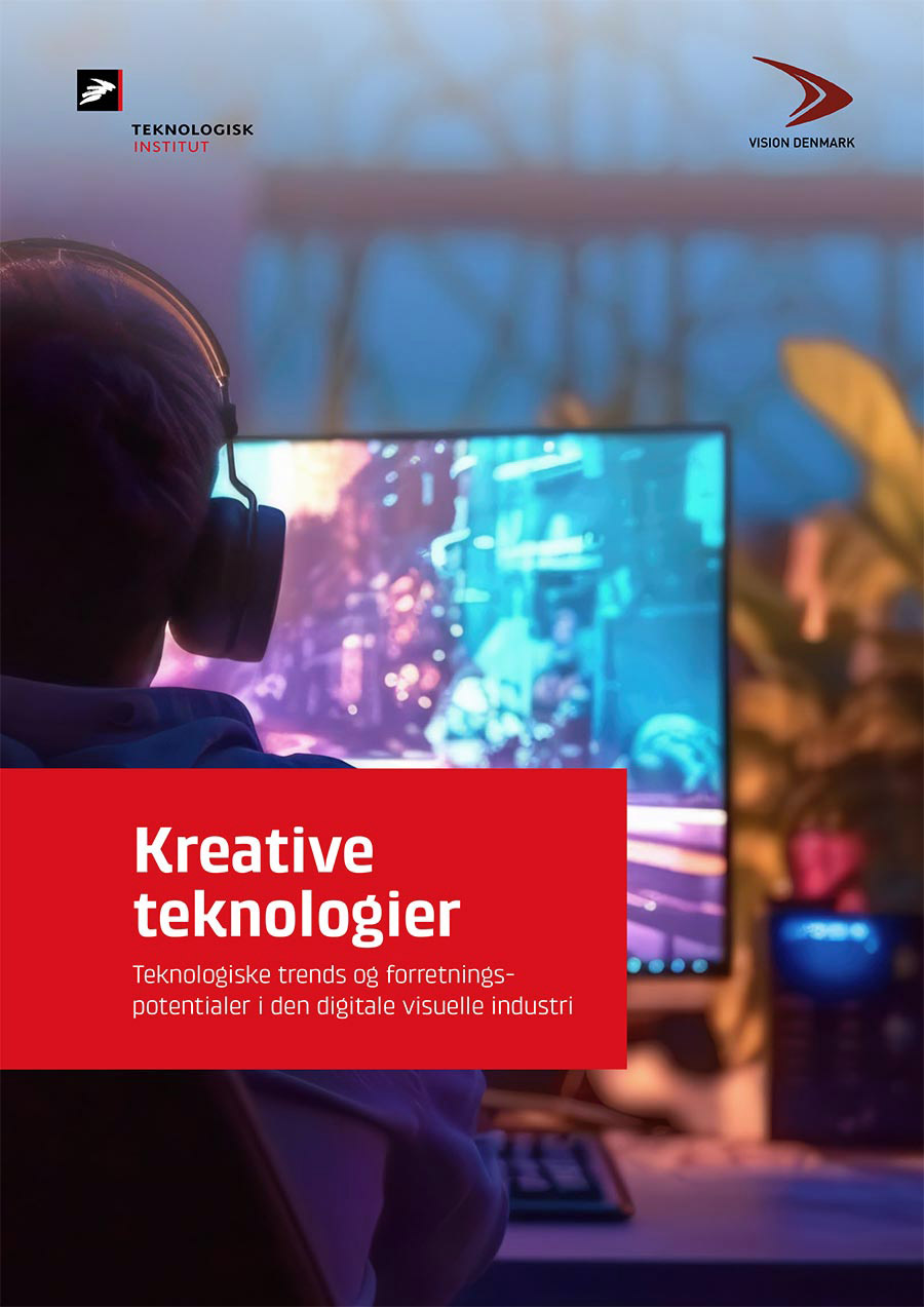 Cover fra rapport om AI indenfor kreative teknologier