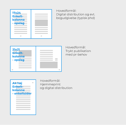 Anbefalet format og layout til teksttunge rapporter